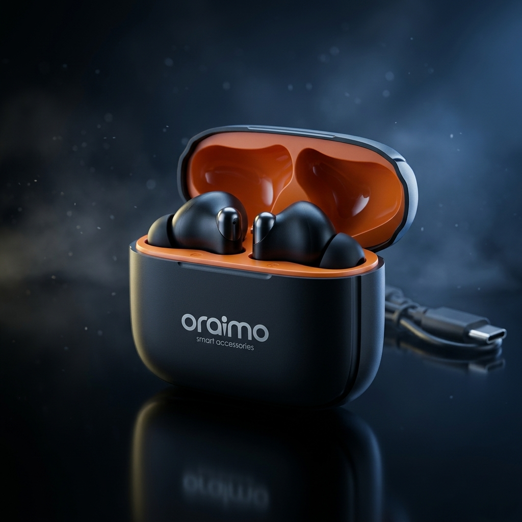 Oraimo FN-119 TWS Wireless Earbuds - Hi-Fi Stereo Bass Bluetooth Buds