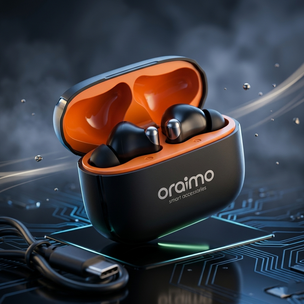 Oraimo FN-119 TWS Wireless Earbuds - Hi-Fi Stereo Bass Bluetooth Buds