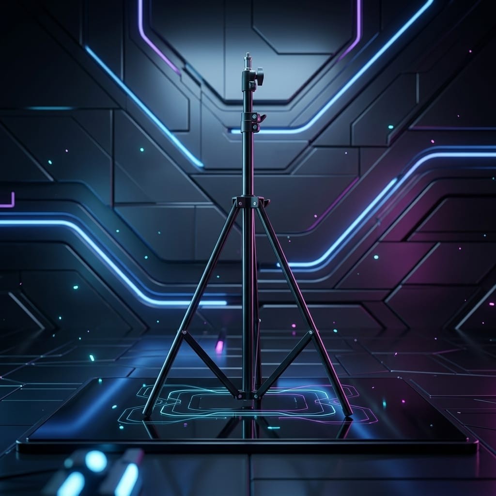 7-Foot Professional Camera Tripod Stand | Adjustable Light Stand for Ring Light